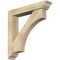 Ekena Millwork Westlake Traditional Rough Sawn Bracket w/ Offset Brace, Douglas Fir, 6"W x 32"D x 32"H BKT0604X32X32WTL01RDF - alternate 1